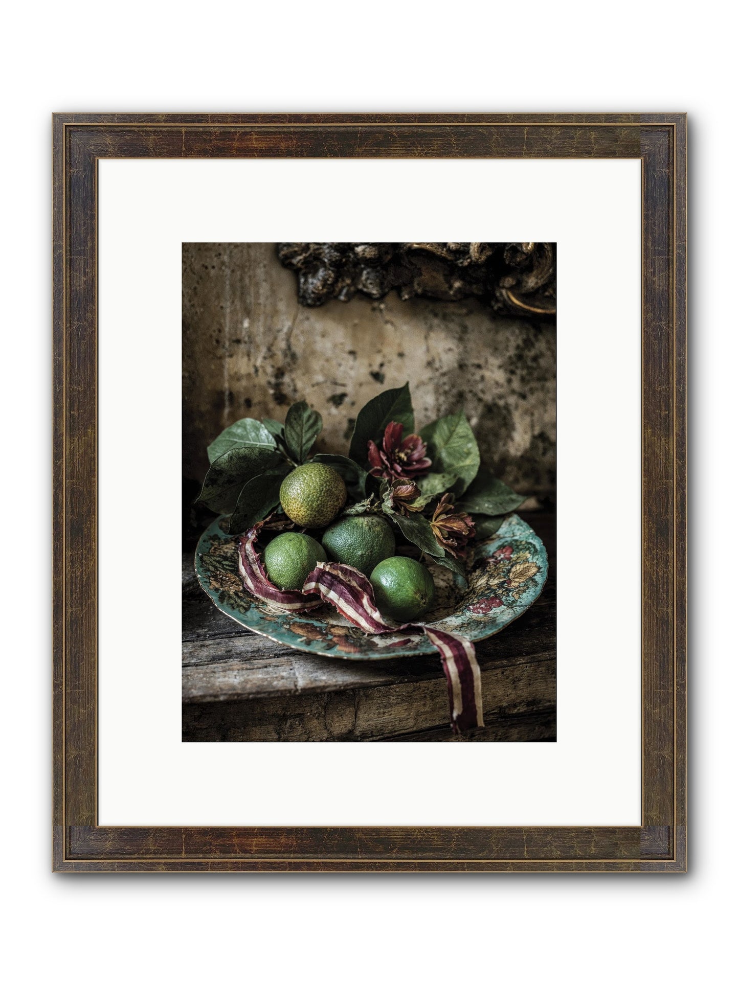 The Generous Earth Framed Print - Slimwoods Black/Gold 9x12