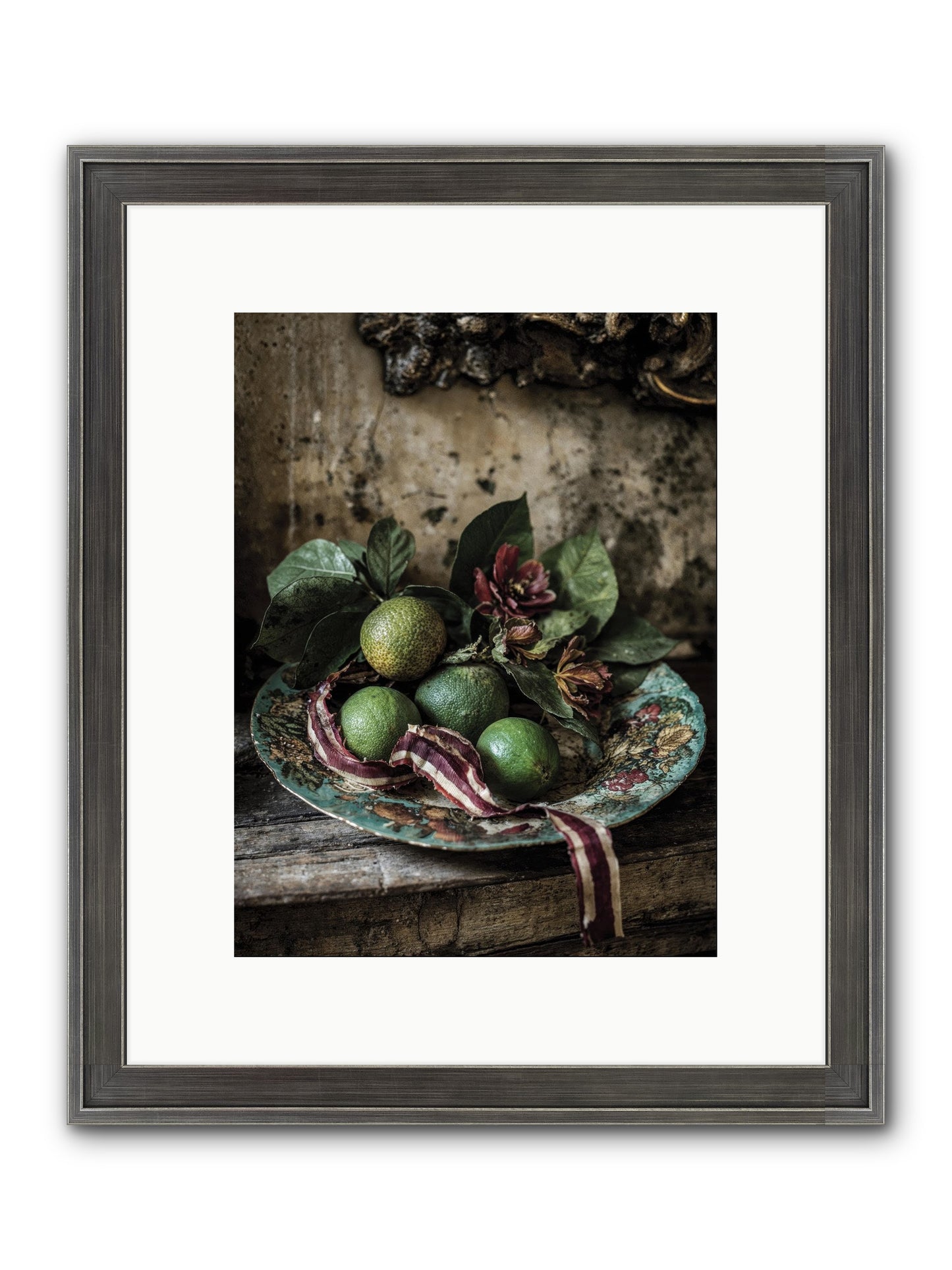 The Generous Earth Framed Print - Slimwoods Black/Silver 9x12