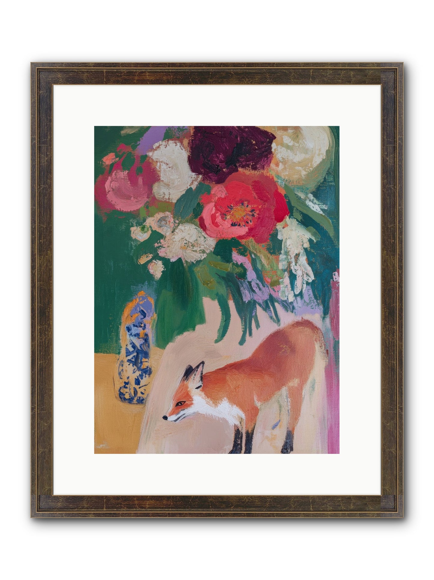 The Genteel Search Framed Print - Slimwoods Black/Gold 12x16