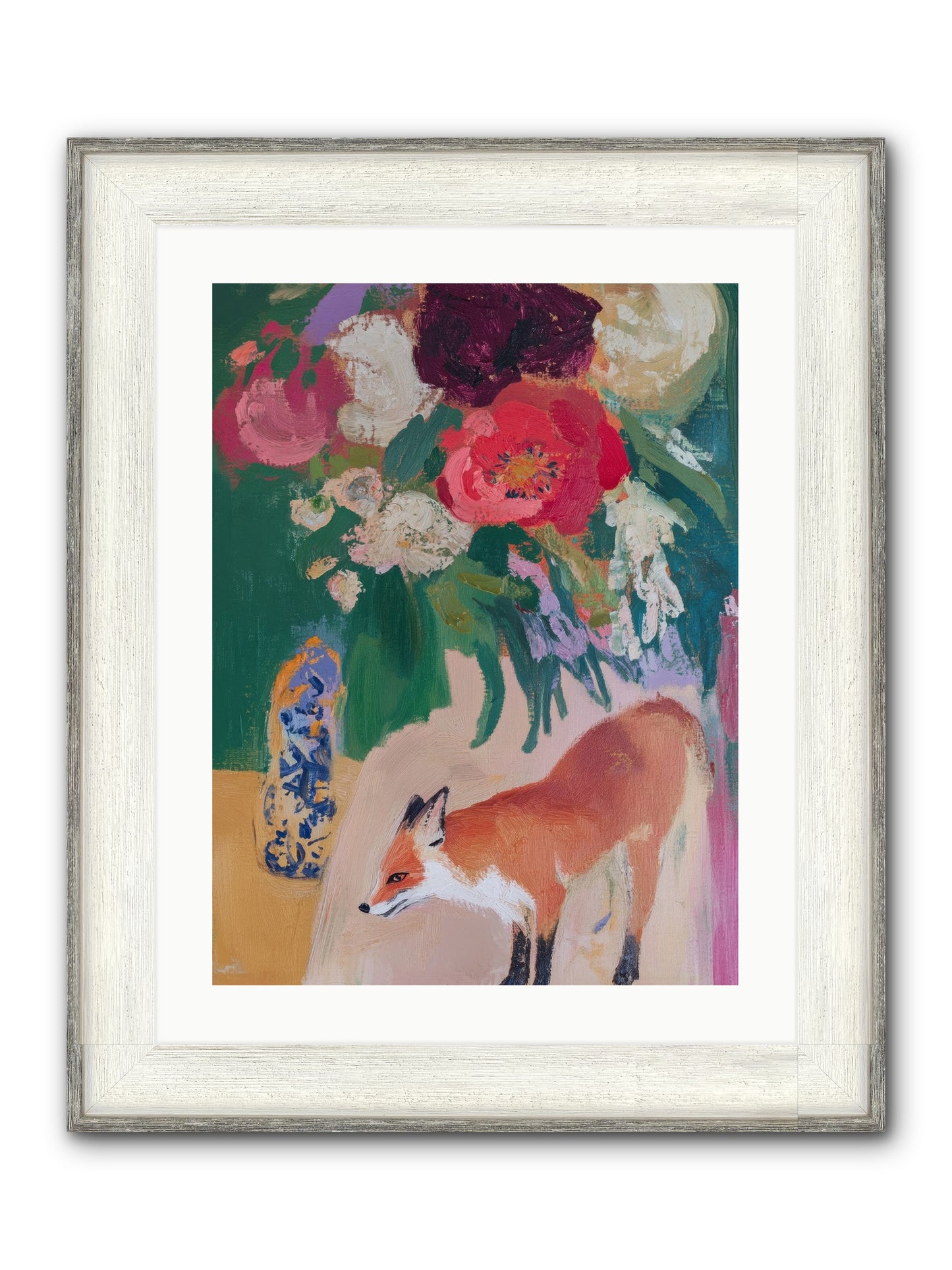 The Genteel Search Framed Print - Driftwood White 18x24
