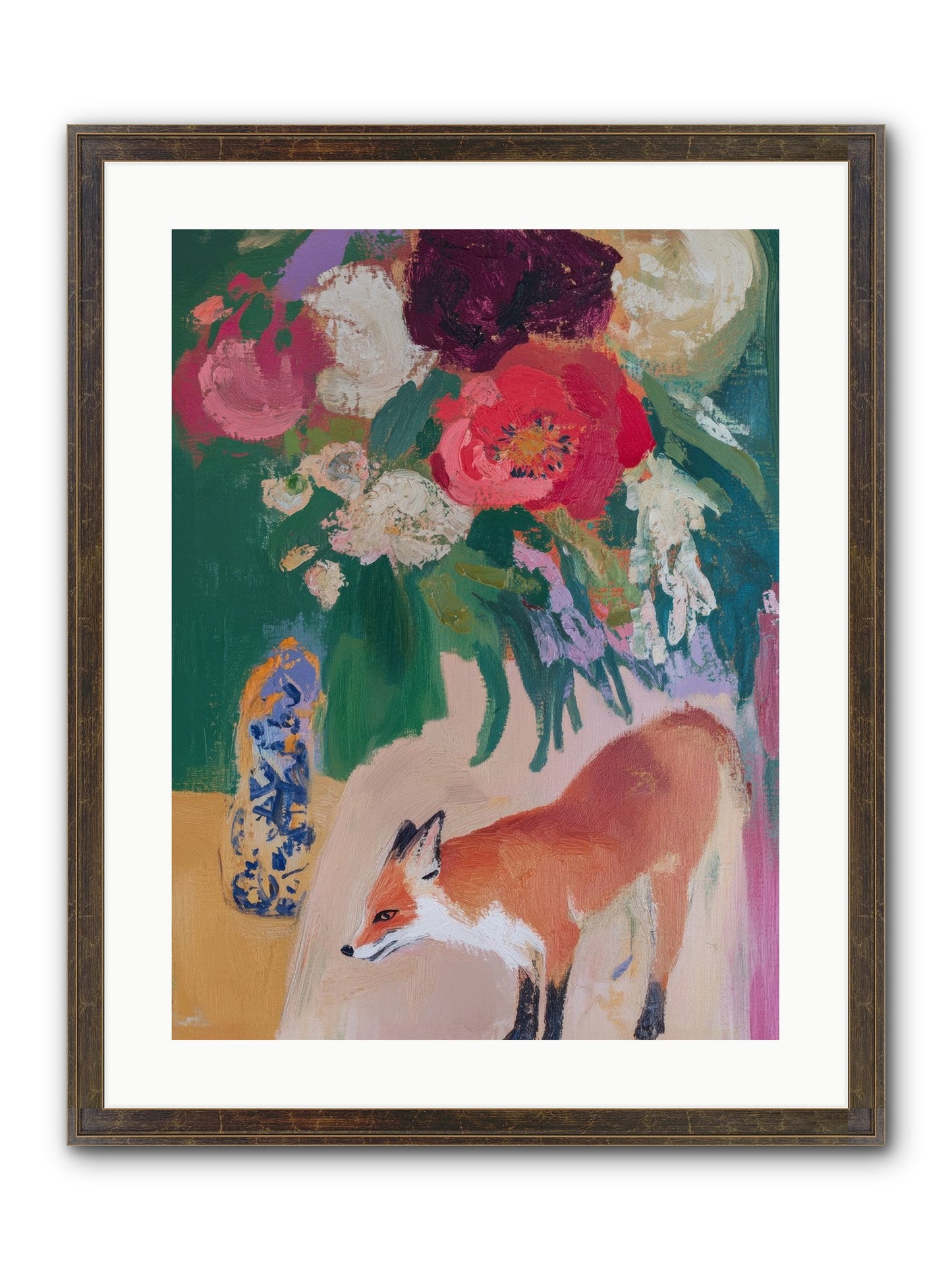 The Genteel Search Framed Print - Slimwoods Black/Gold 18x24