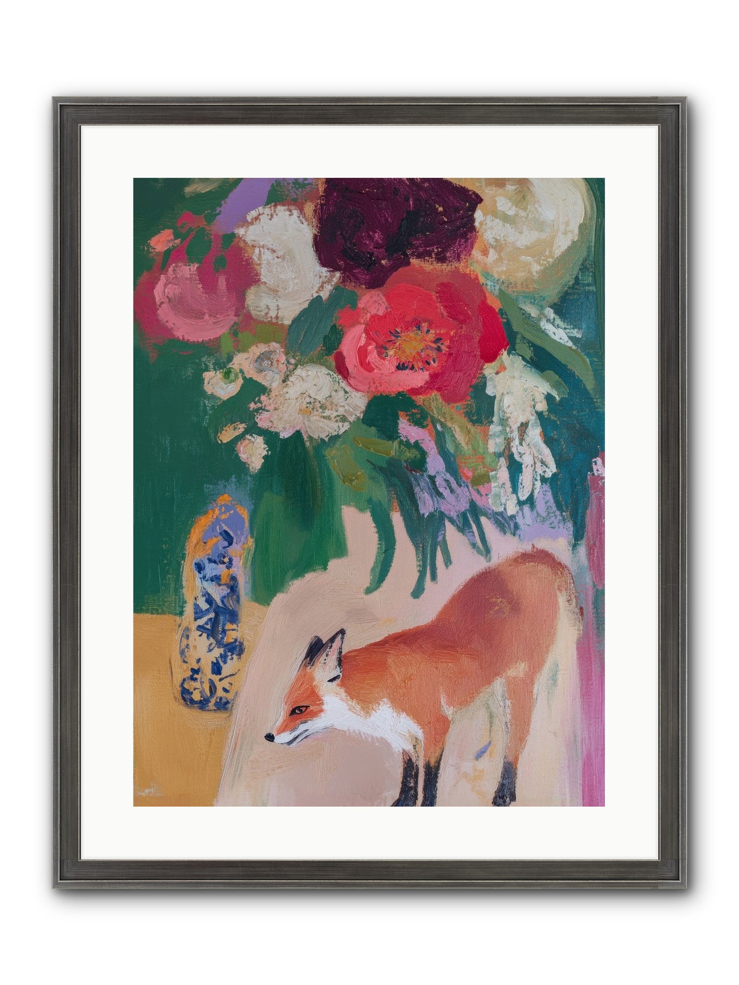 The Genteel Search Framed Print - Slimwoods Black/Silver 18x24