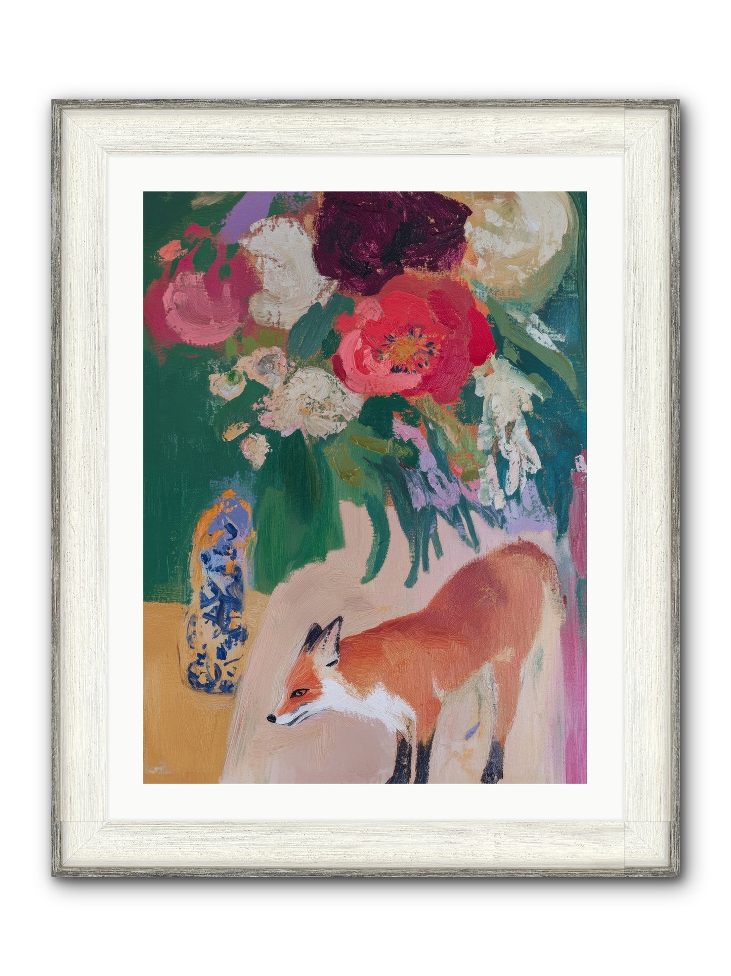 The Genteel Search Framed Print - Driftwood White 24x32