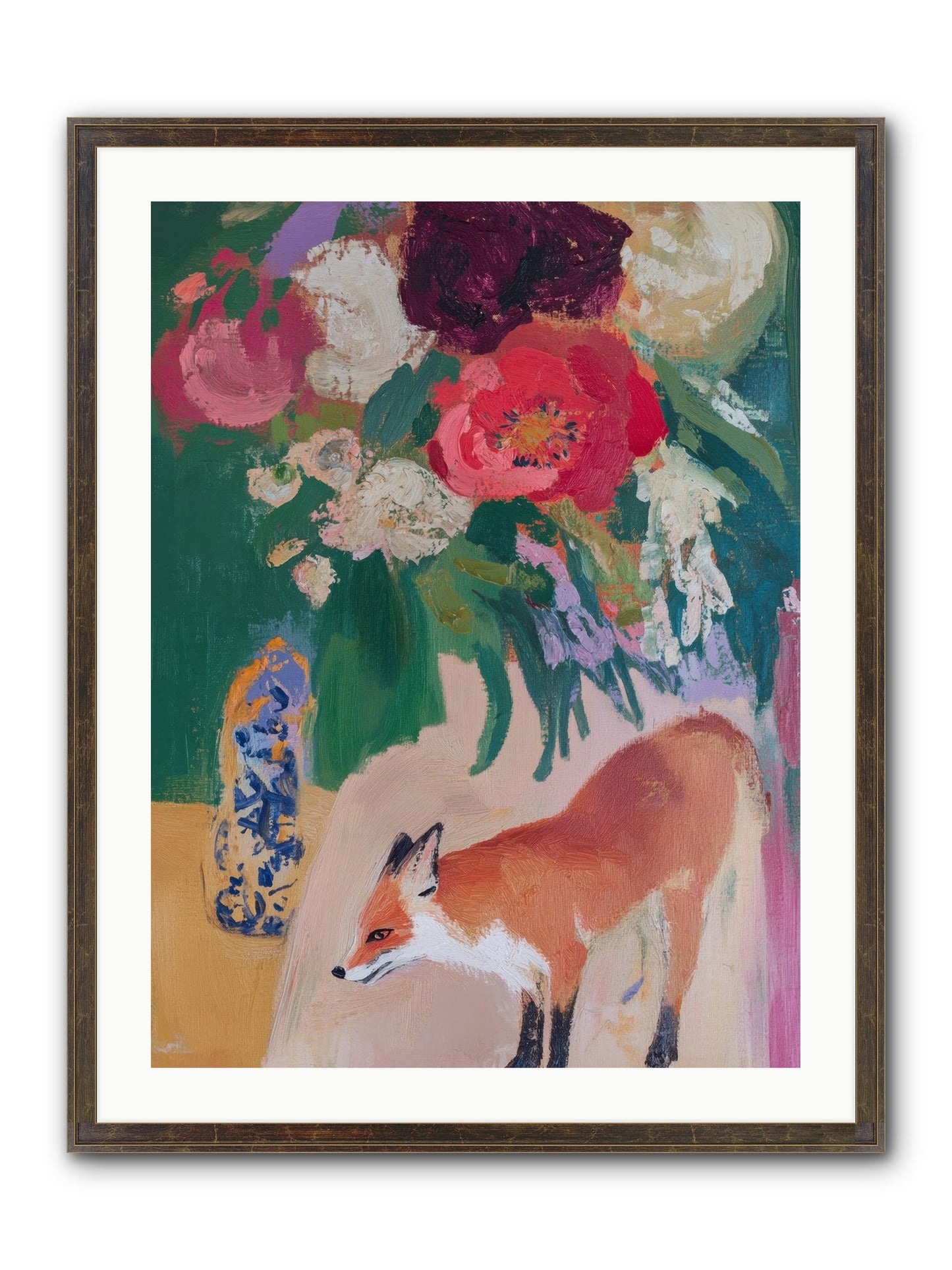 The Genteel Search Framed Print - Slimwoods Black/Gold 24x32