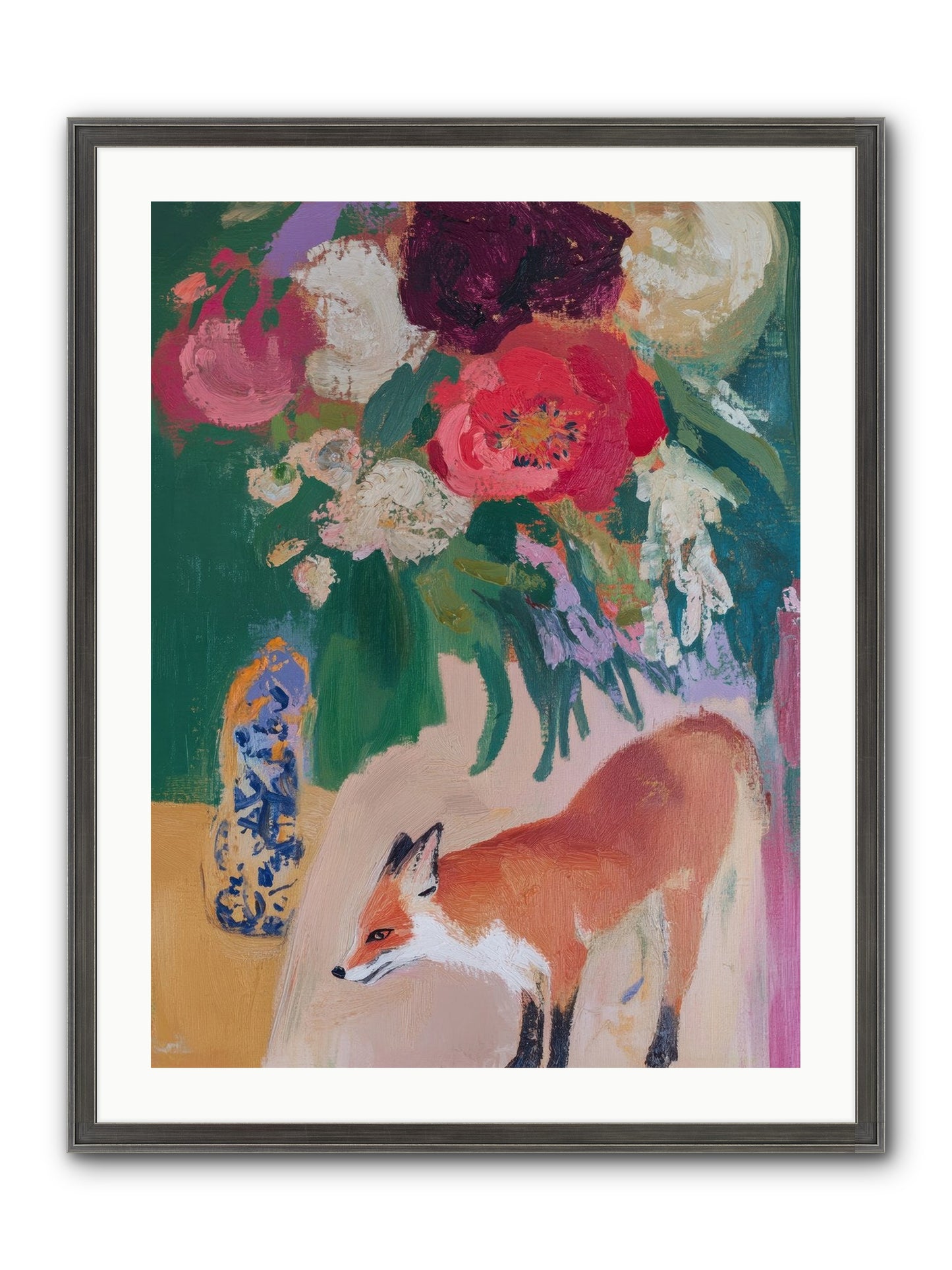 The Genteel Search Framed Print - Slimwoods Black/Silver 24x32