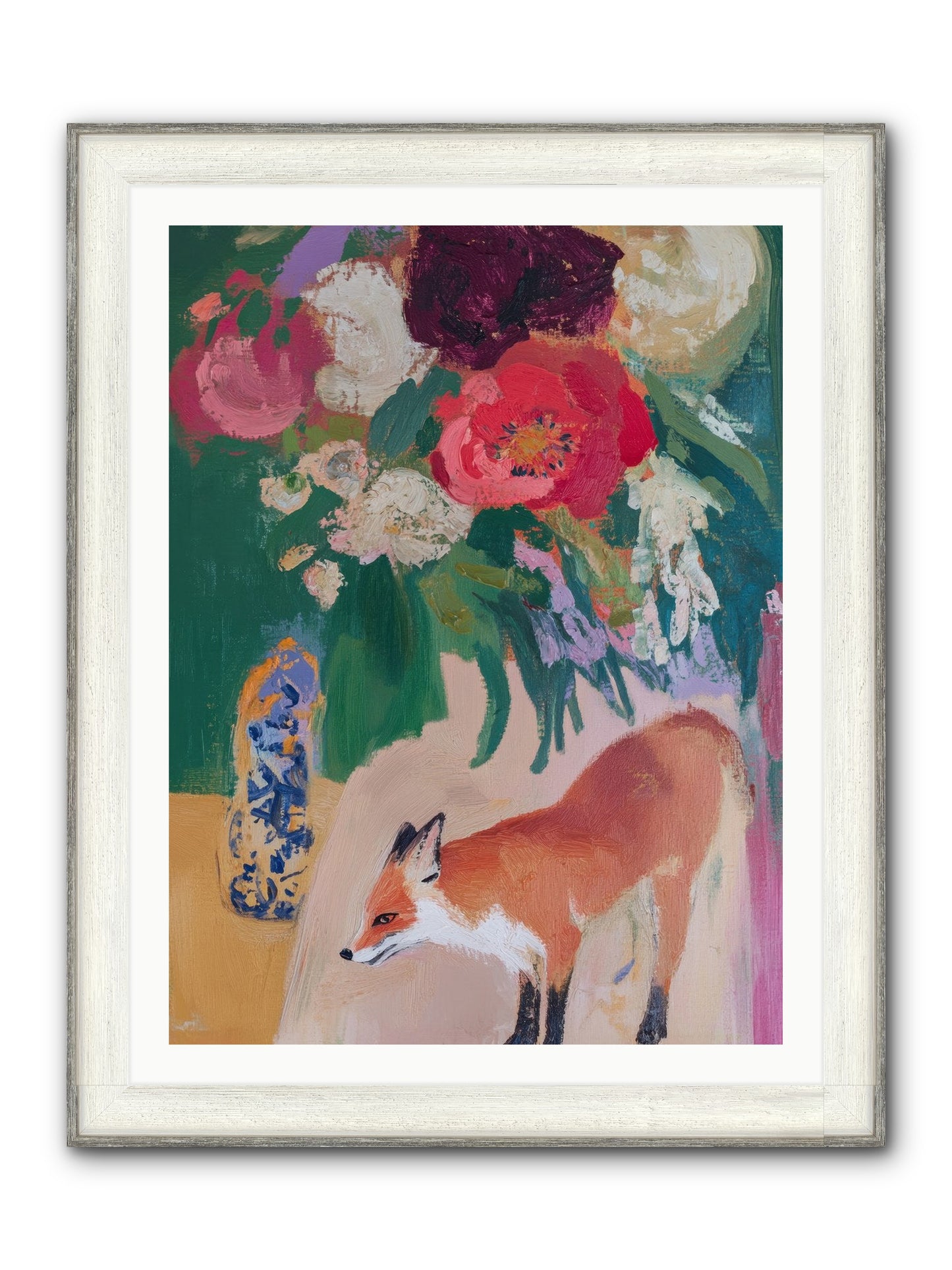 The Genteel Search Framed Print - Driftwood White 30x40