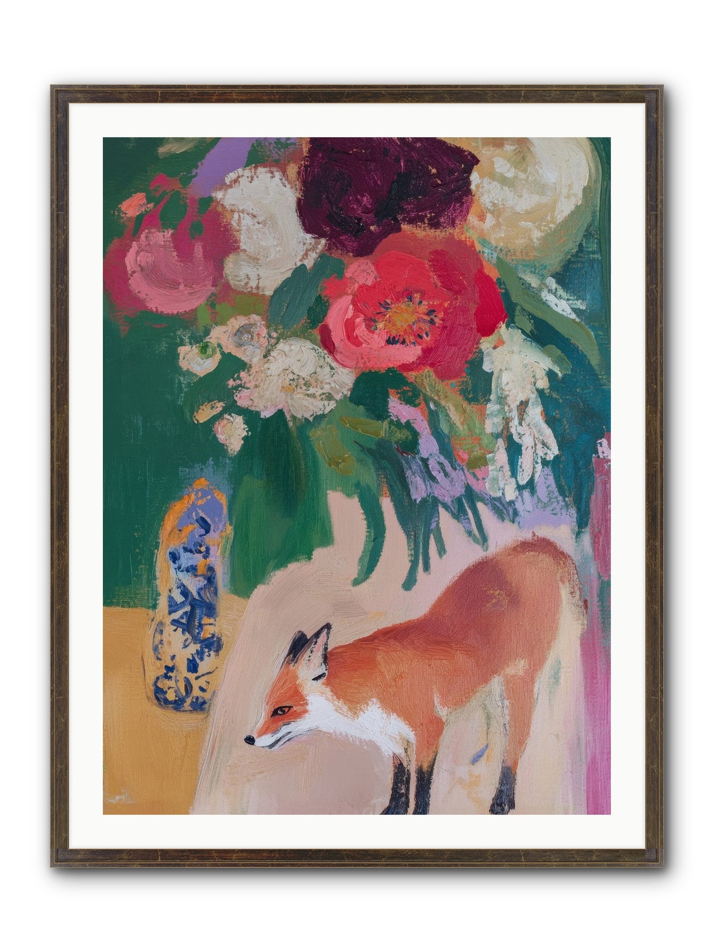 The Genteel Search Framed Print - Slimwoods Black/Gold 30x40