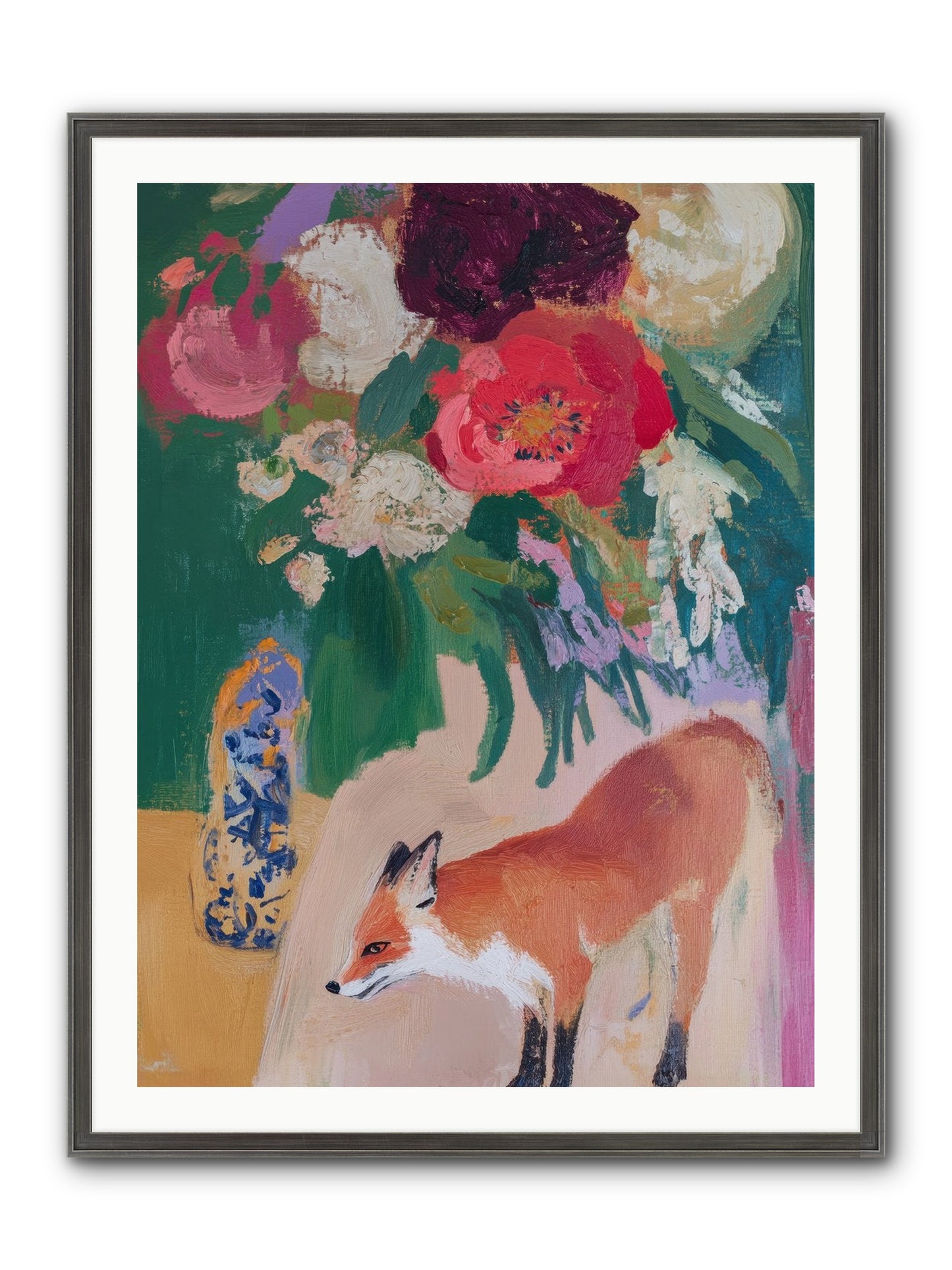 The Genteel Search Framed Print - Slimwoods Black/Silver 30x40