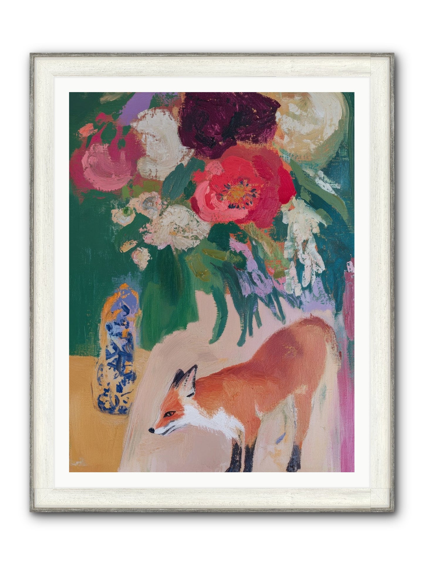 The Genteel Search Framed Print - Driftwood White 36x48