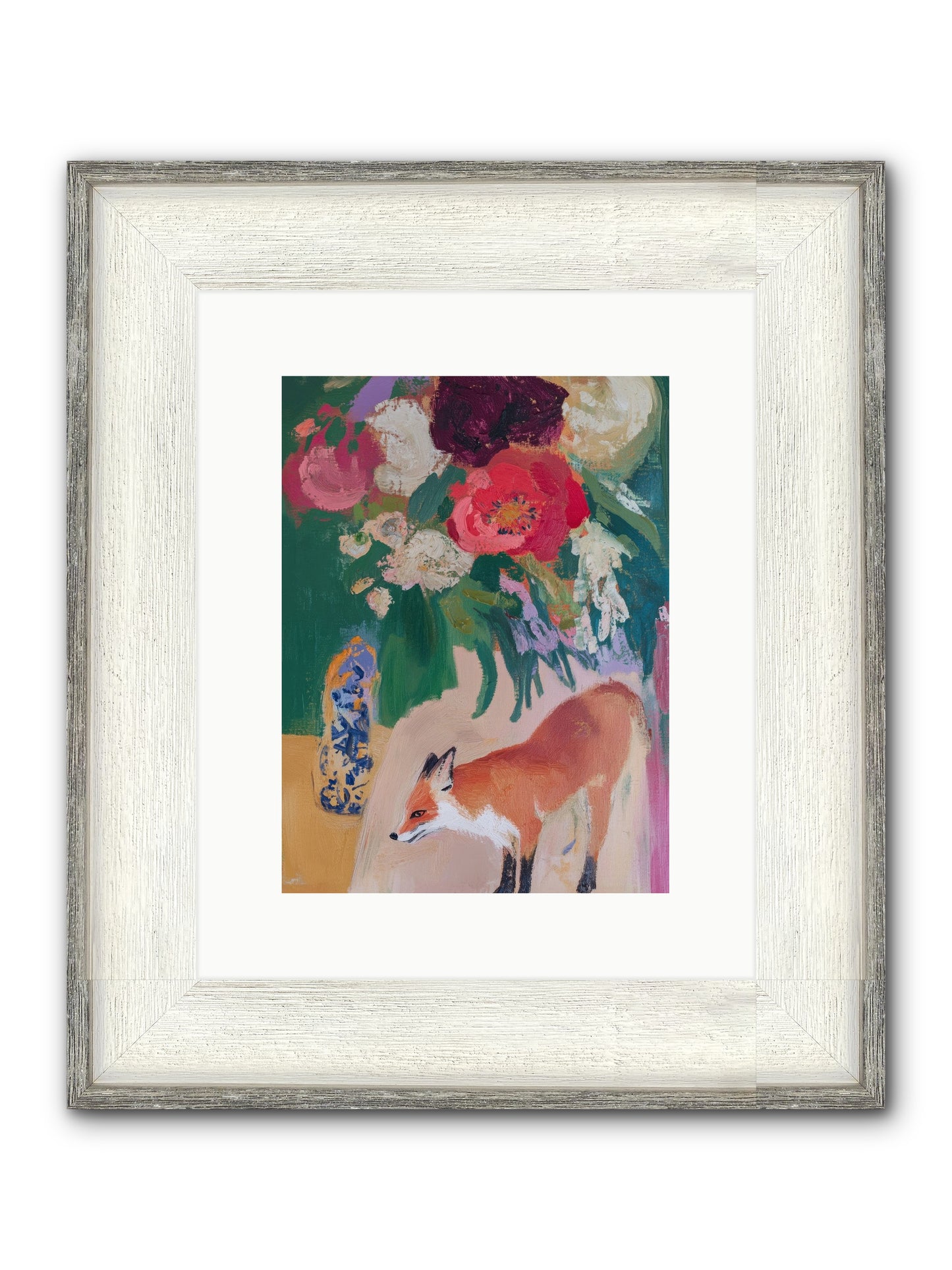The Genteel Search Framed Print - Driftwood White 9x12