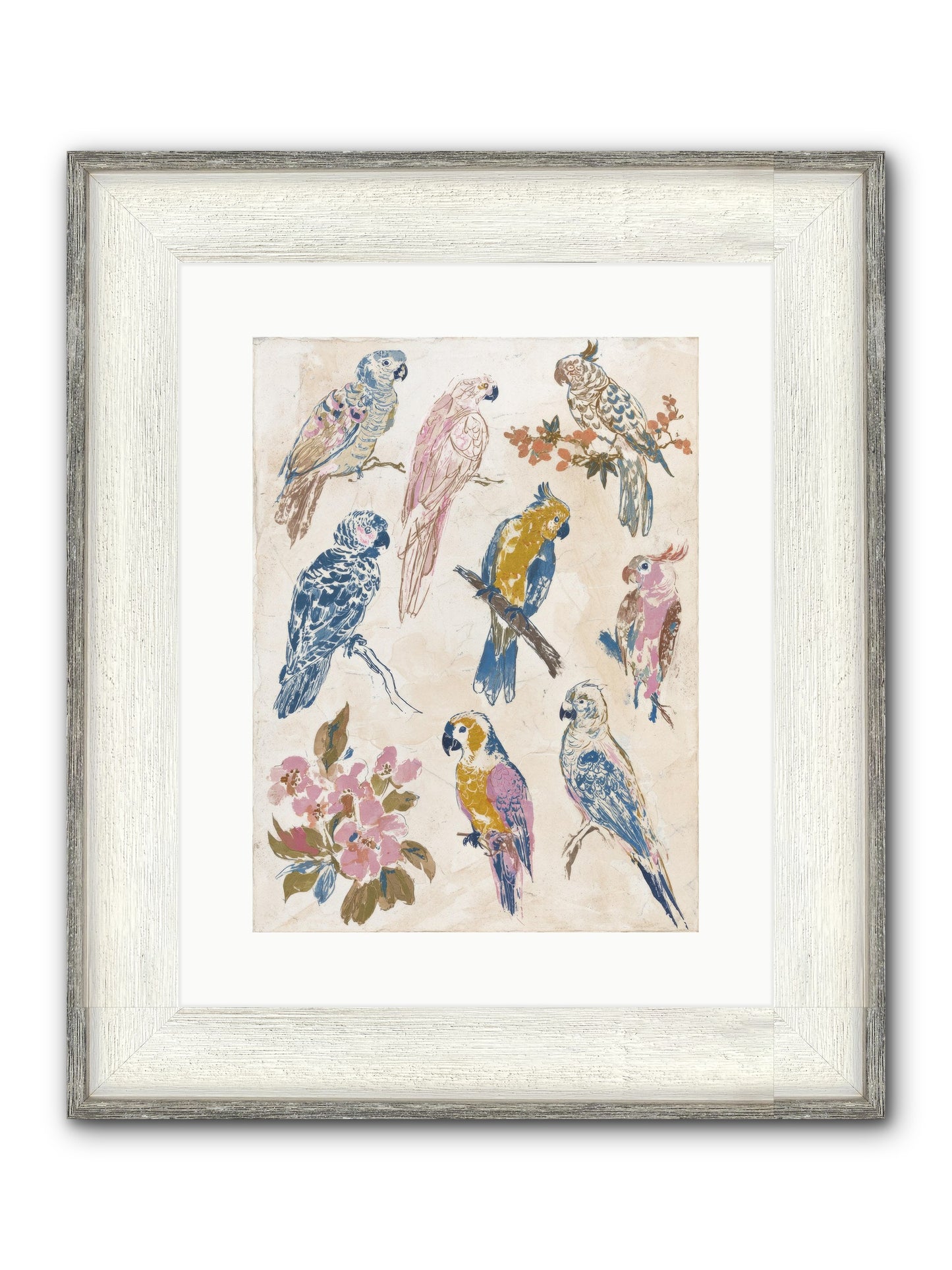The Gentlewoman’s Cartography Club Framed Print - Driftwood White 12x16