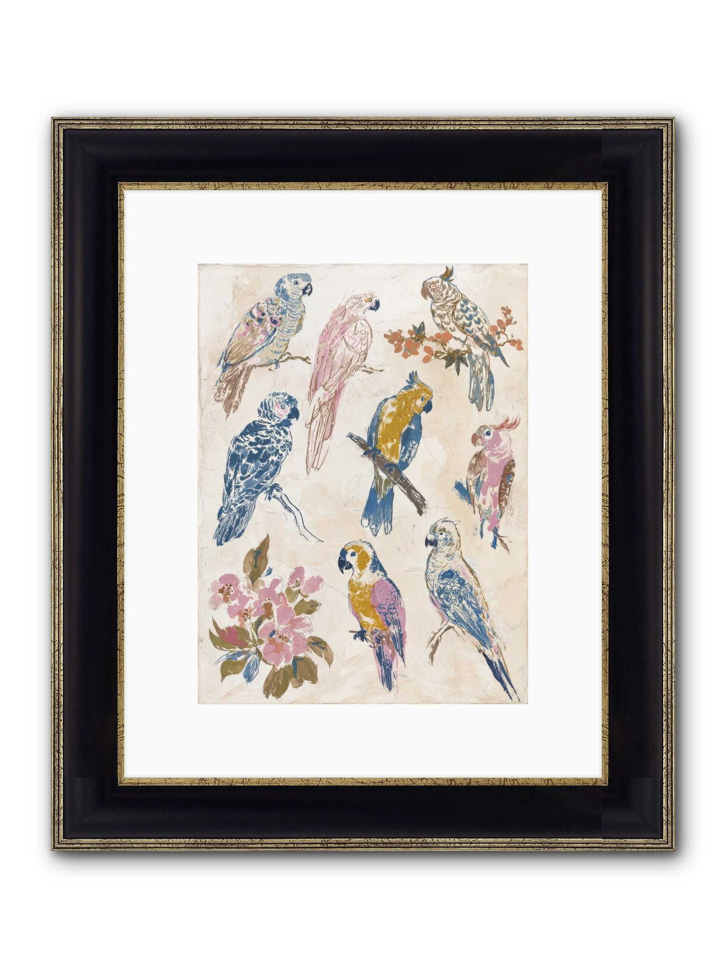 The Gentlewoman’s Cartography Club Framed Print - Black & Gold 9x12