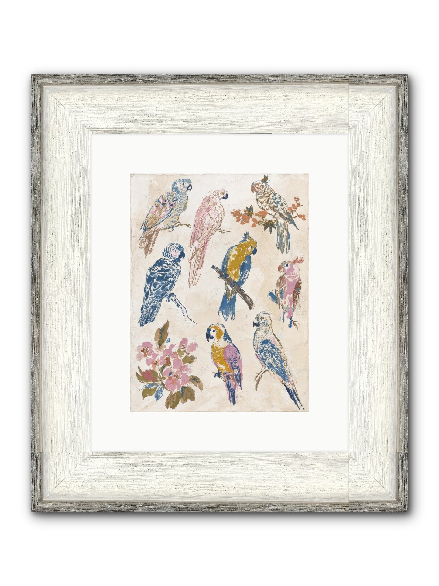 The Gentlewoman’s Cartography Club Framed Print - Driftwood White 9x12