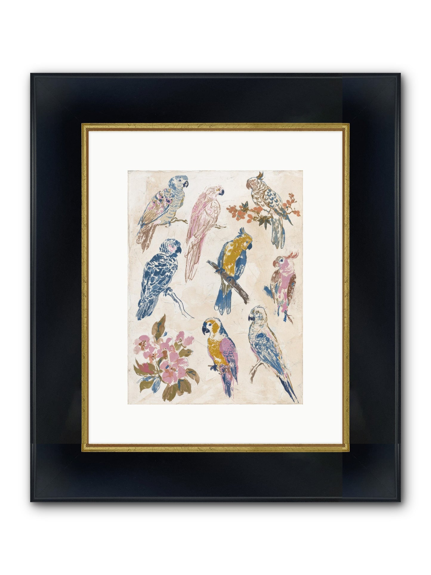 The Gentlewoman’s Cartography Club Framed Print - Wide Black w/Gold 9x12