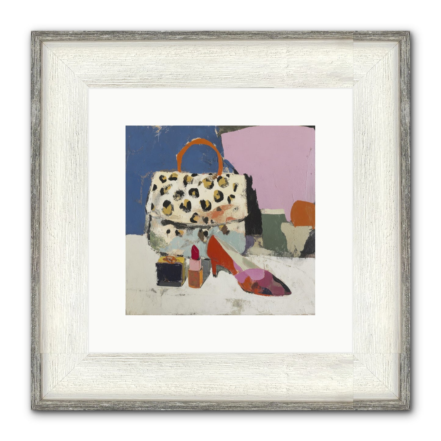 The Getting Ready Ritual Framed Print - Driftwood White 10x10