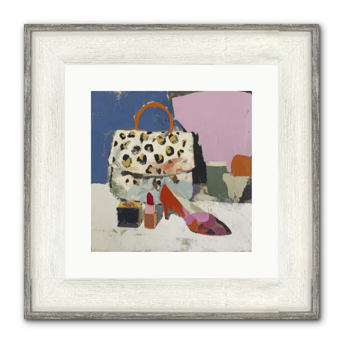 The Getting Ready Ritual Framed Print - Driftwood White 12x12