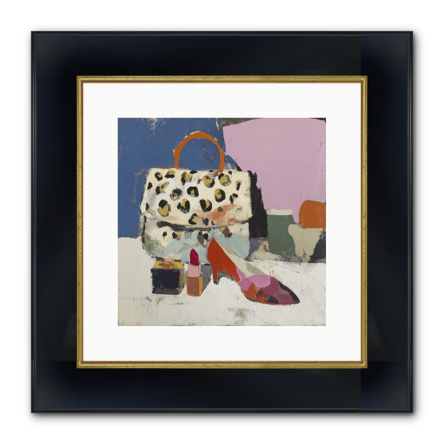 The Getting Ready Ritual Framed Print - Wide Black w/Gold 12x12