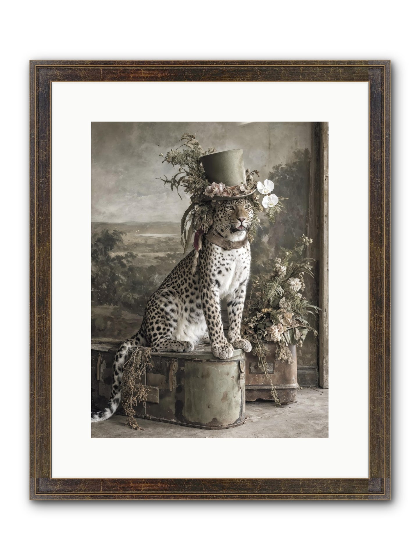 The Gilded Manuscript Framed Print - Slimwoods Black/Gold 12x16