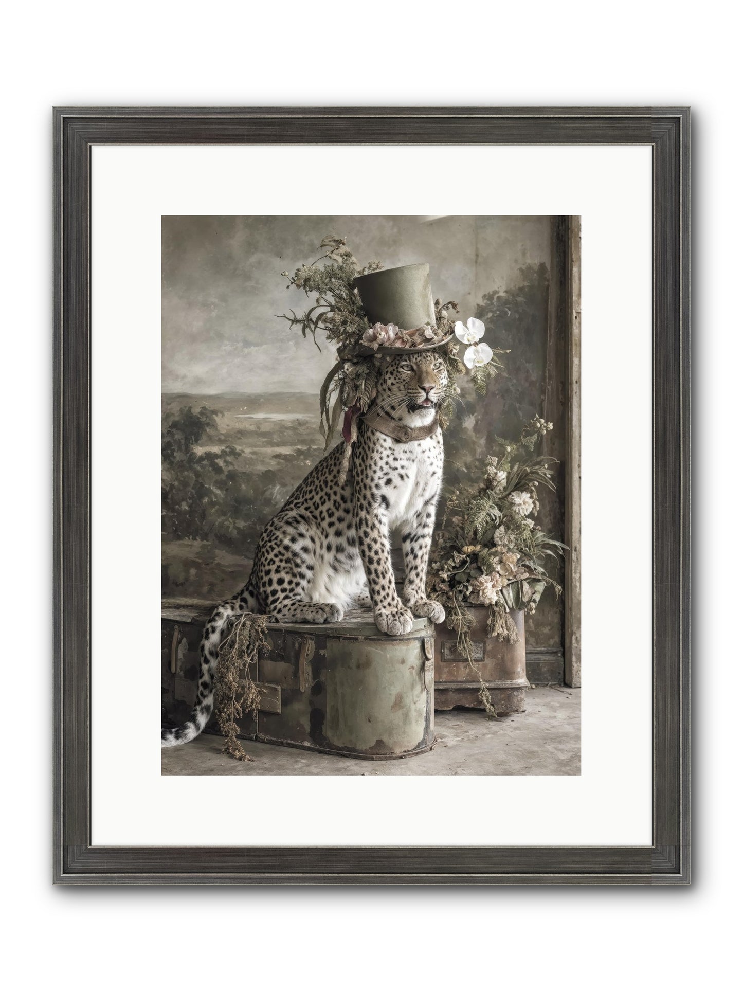 The Gilded Manuscript Framed Print - Slimwoods Black/Silver 12x16