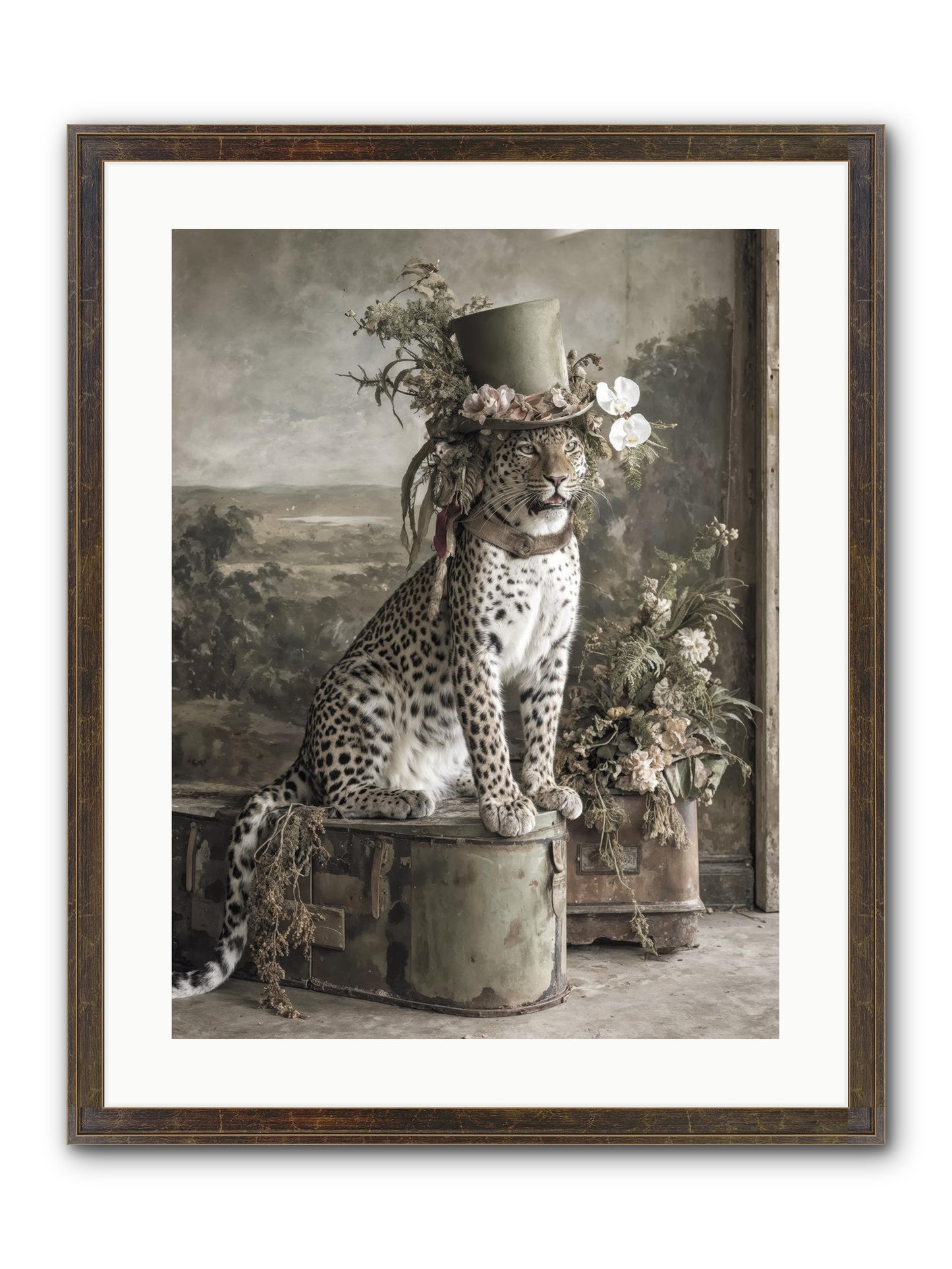 The Gilded Manuscript Framed Print - Slimwoods Black/Gold 18x24