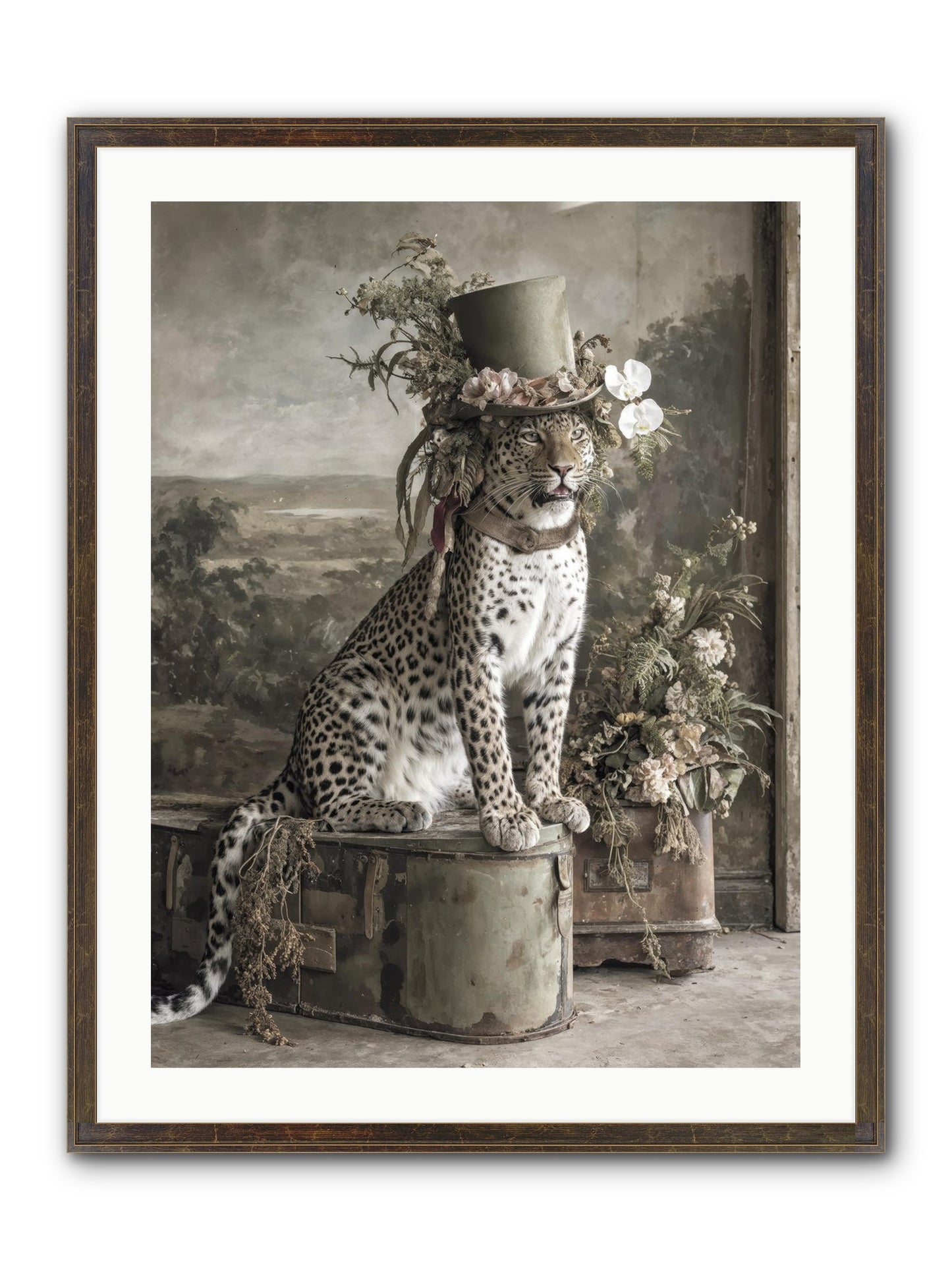 The Gilded Manuscript Framed Print - Slimwoods Black/Gold 24x32