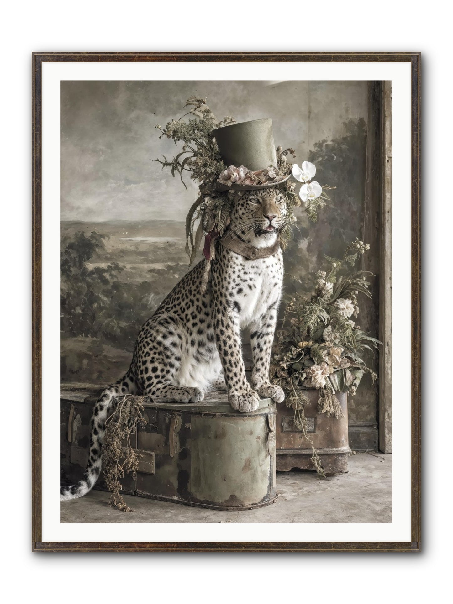 The Gilded Manuscript Framed Print - Slimwoods Black/Gold 36x48