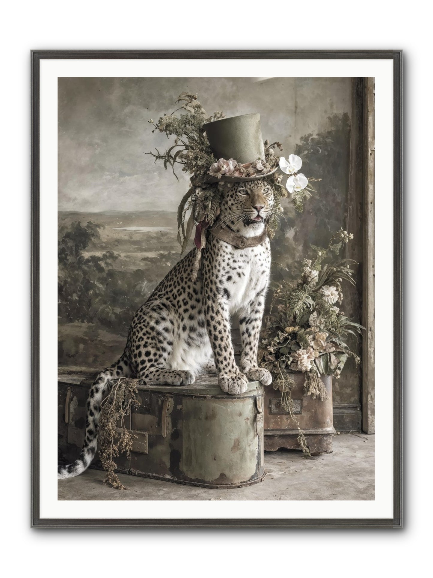 The Gilded Manuscript Framed Print - Slimwoods Black/Silver 36x48