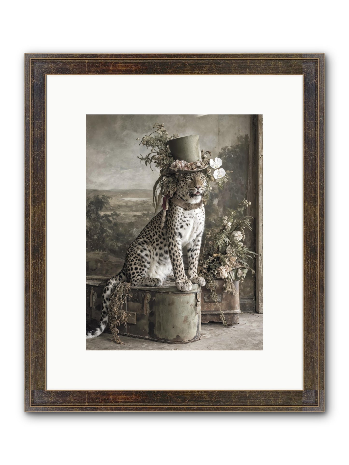 The Gilded Manuscript Framed Print - Slimwoods Black/Gold 9x12