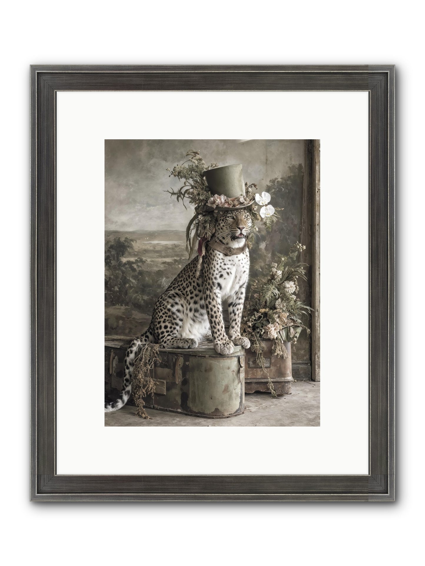 The Gilded Manuscript Framed Print - Slimwoods Black/Silver 9x12