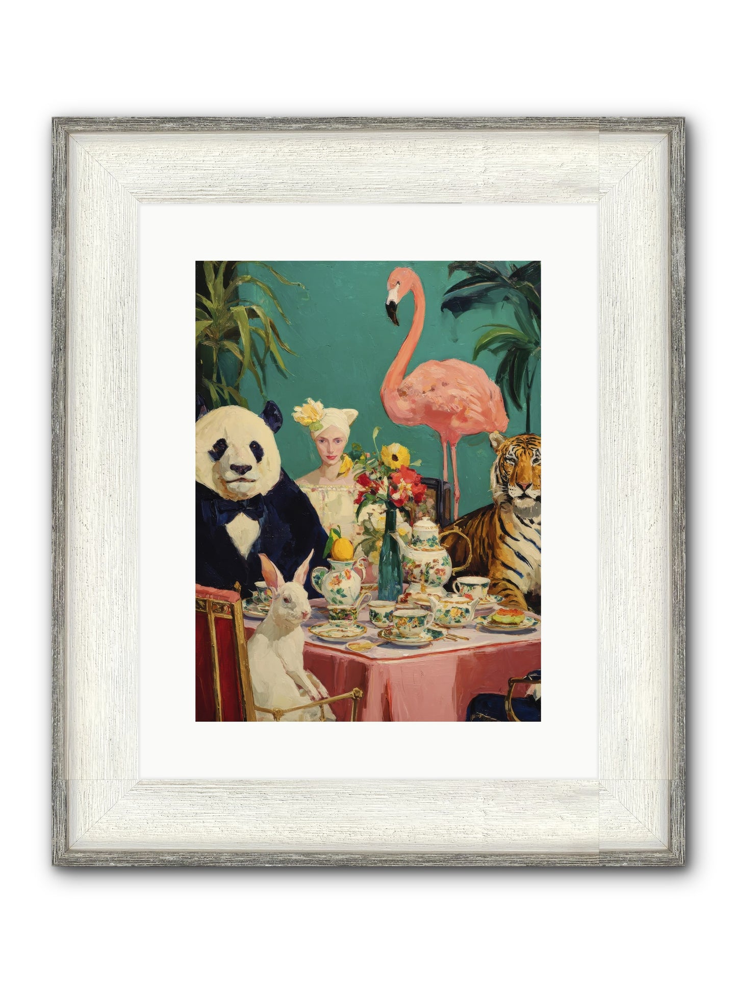 The Gilded Rue Framed Print - Driftwood White 12x16