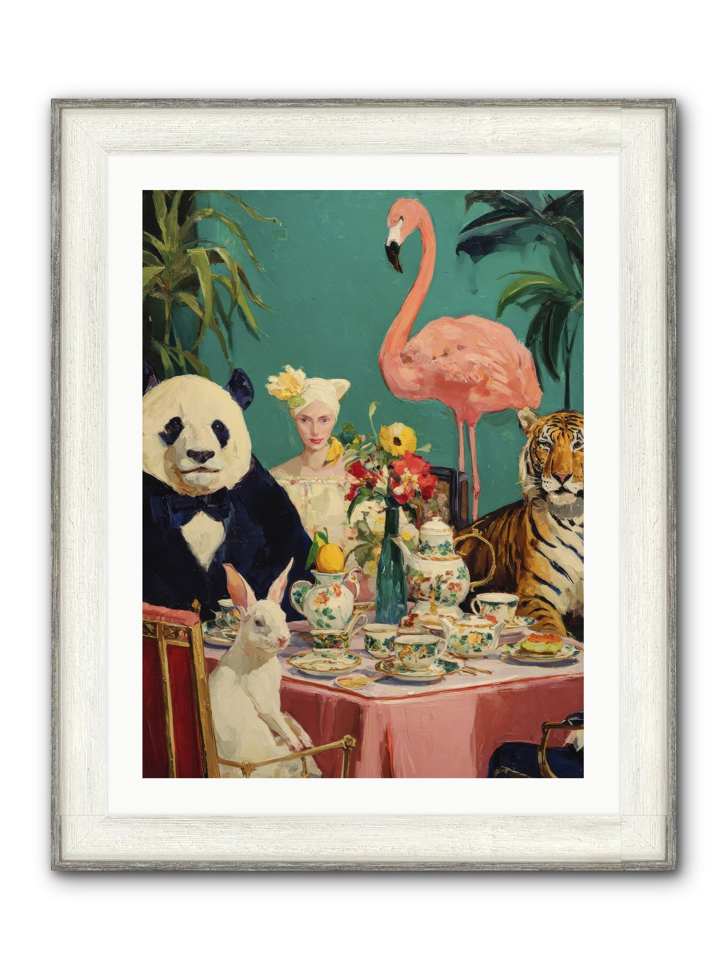 The Gilded Rue Framed Print - Driftwood White 24x32