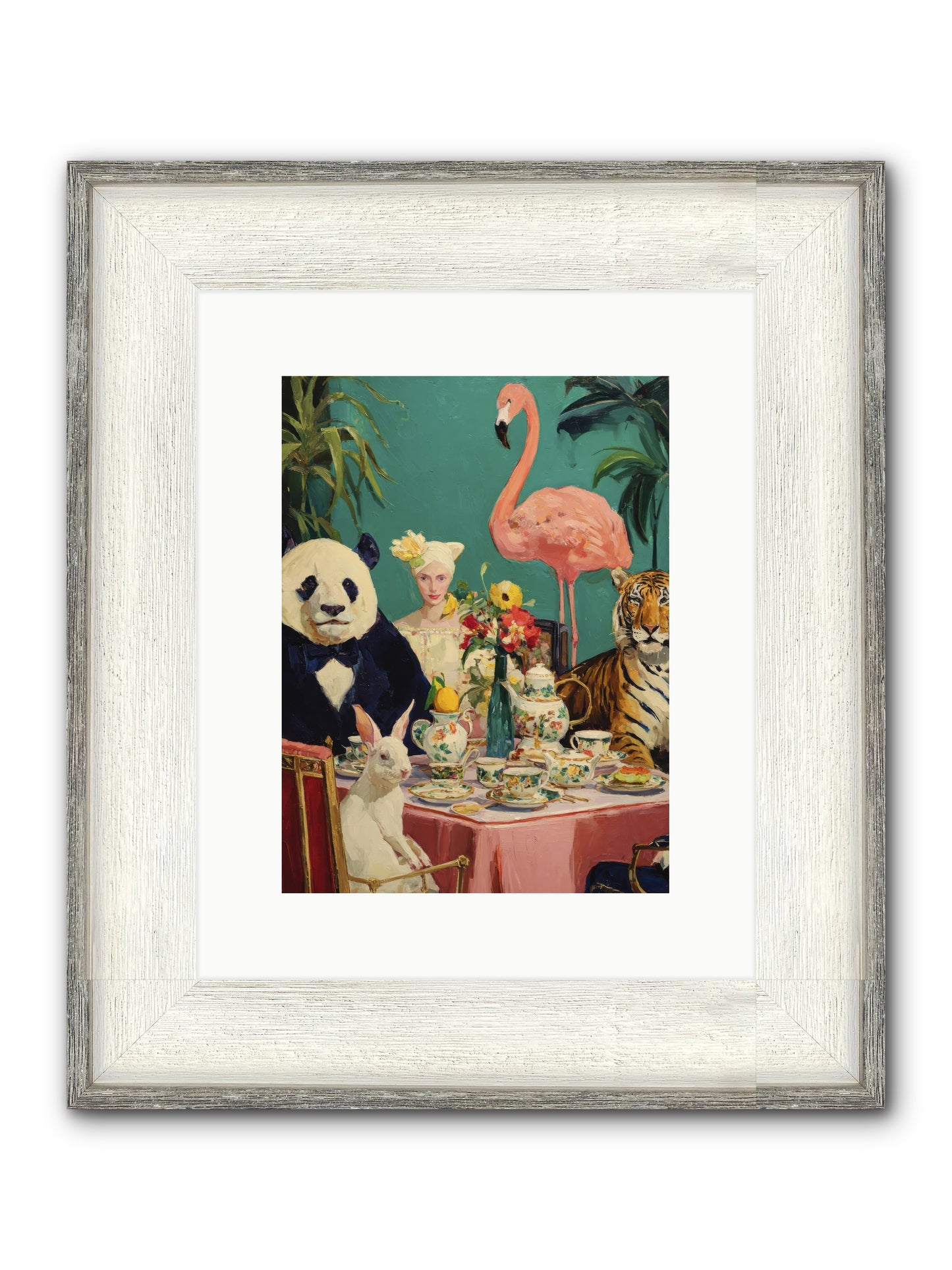 The Gilded Rue Framed Print - Driftwood White 9x12