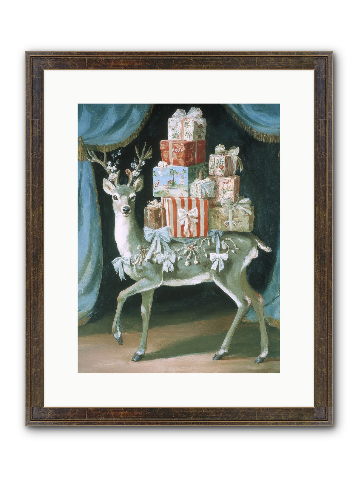 The Gilded Whisper Framed Print - Slimwoods Black/Gold 12x16