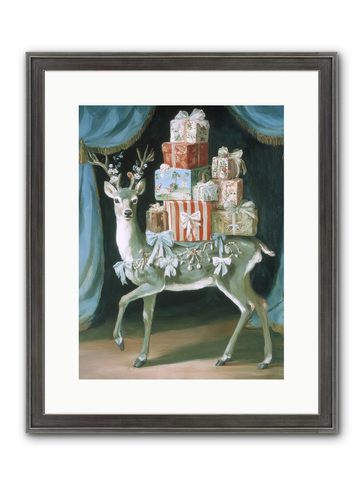 The Gilded Whisper Framed Print - Slimwoods Black/Silver 12x16