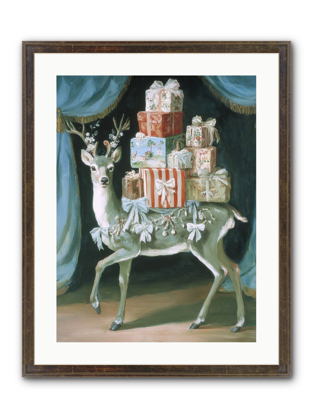 The Gilded Whisper Framed Print - Slimwoods Black/Gold 18x24
