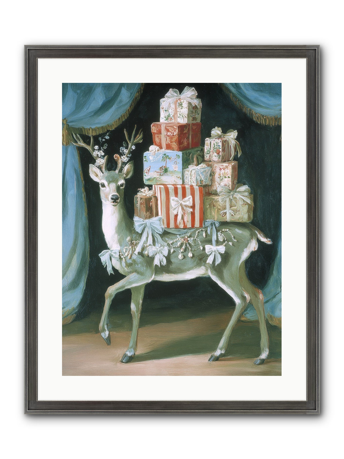 The Gilded Whisper Framed Print - Slimwoods Black/Silver 18x24