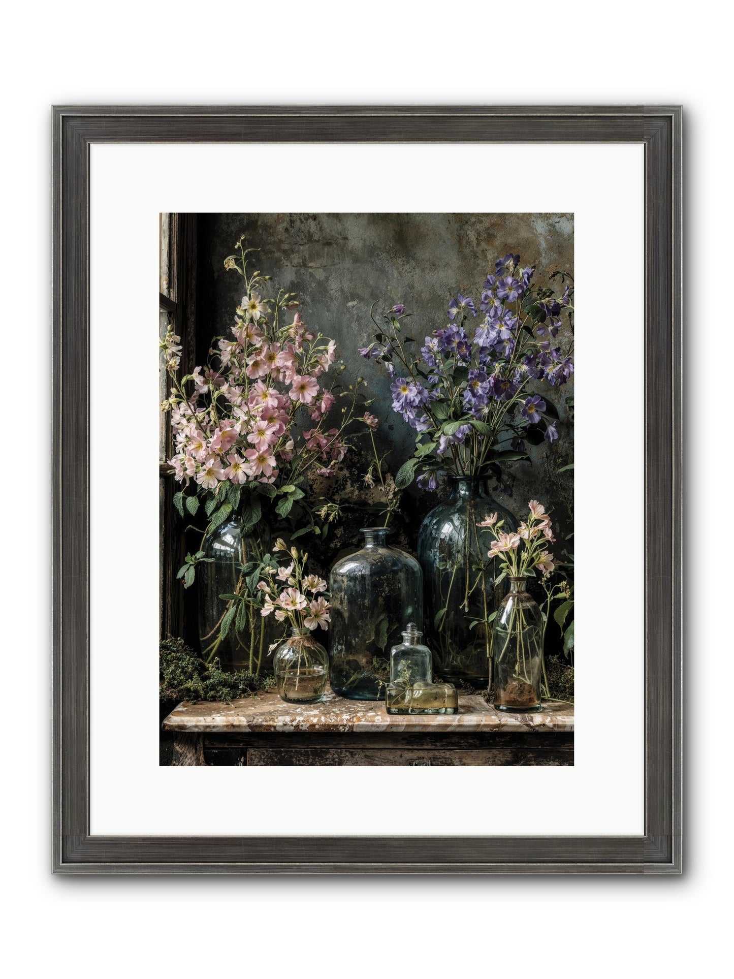 The Gluttony Of Grace Framed Print - Slimwoods Black/Silver 12x16