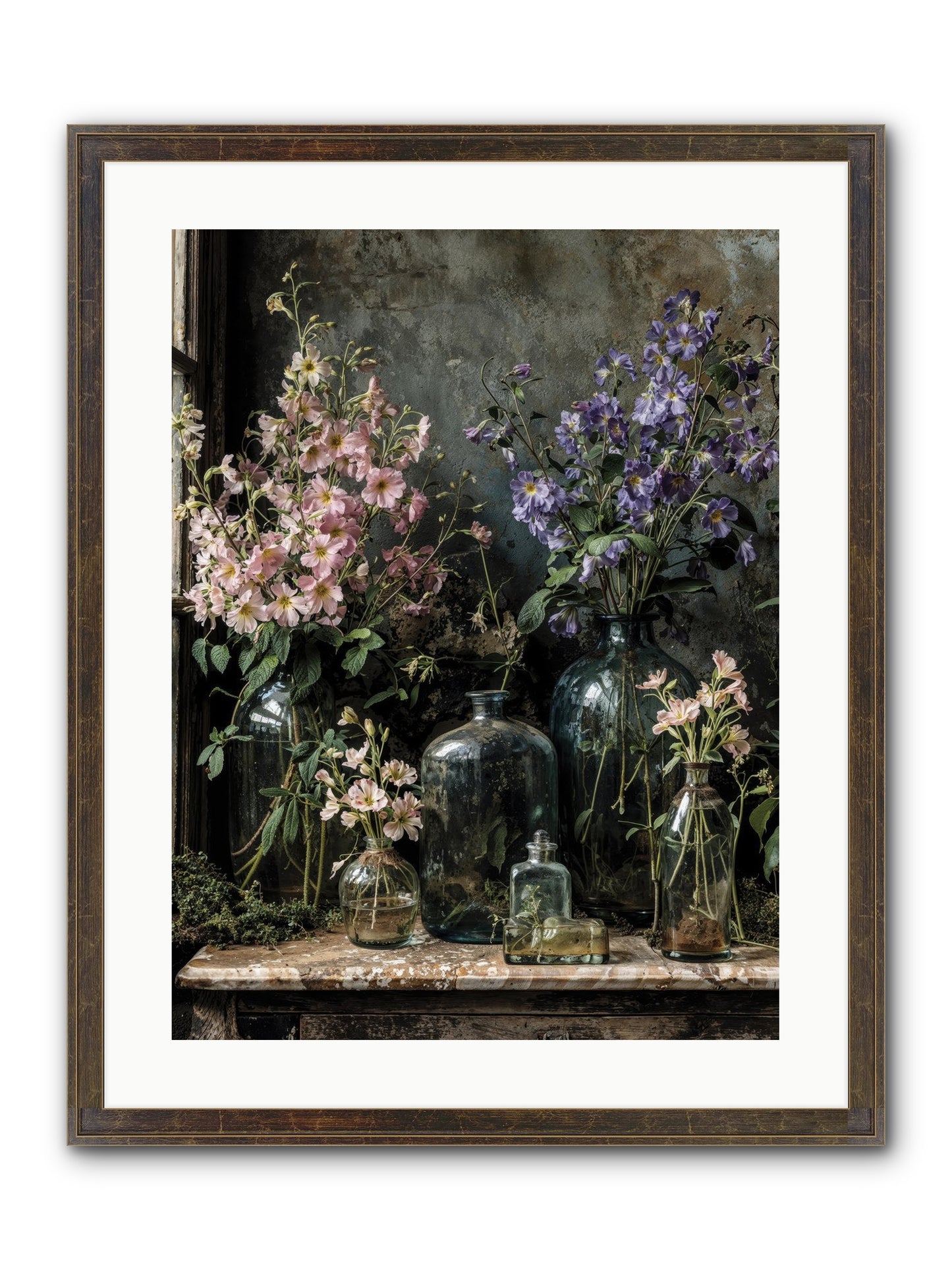 The Gluttony Of Grace Framed Print - Slimwoods Black/Gold 18x24
