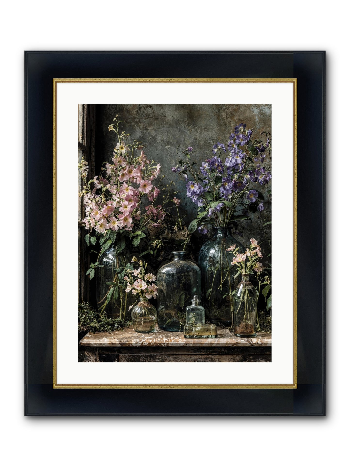 The Gluttony Of Grace Framed Print - Wide Black w/Gold 18x24