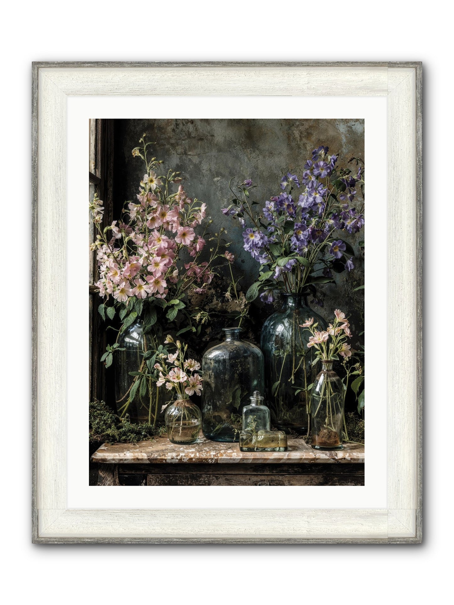 The Gluttony Of Grace Framed Print - Driftwood White 24x32