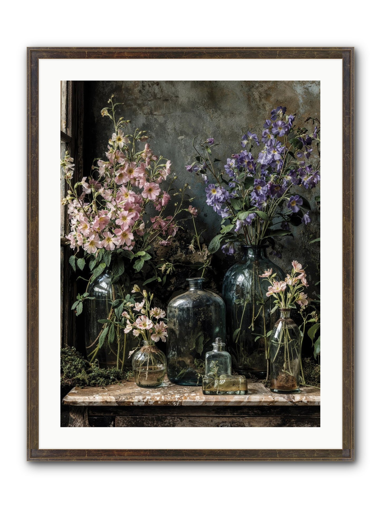 The Gluttony Of Grace Framed Print - Slimwoods Black/Gold 24x32