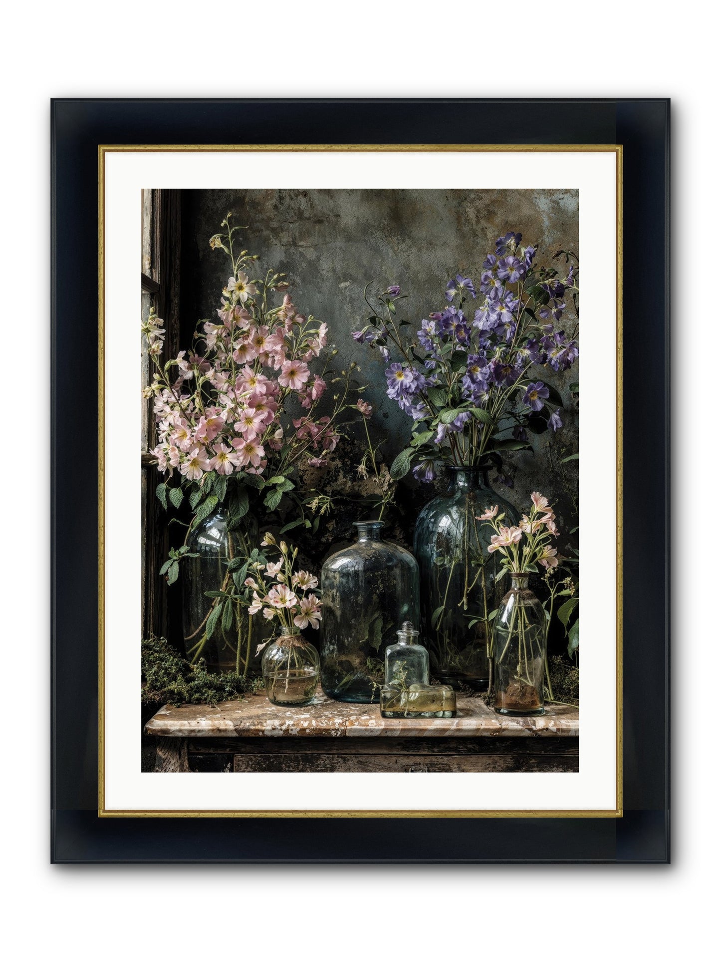The Gluttony Of Grace Framed Print - Wide Black w/Gold 24x32