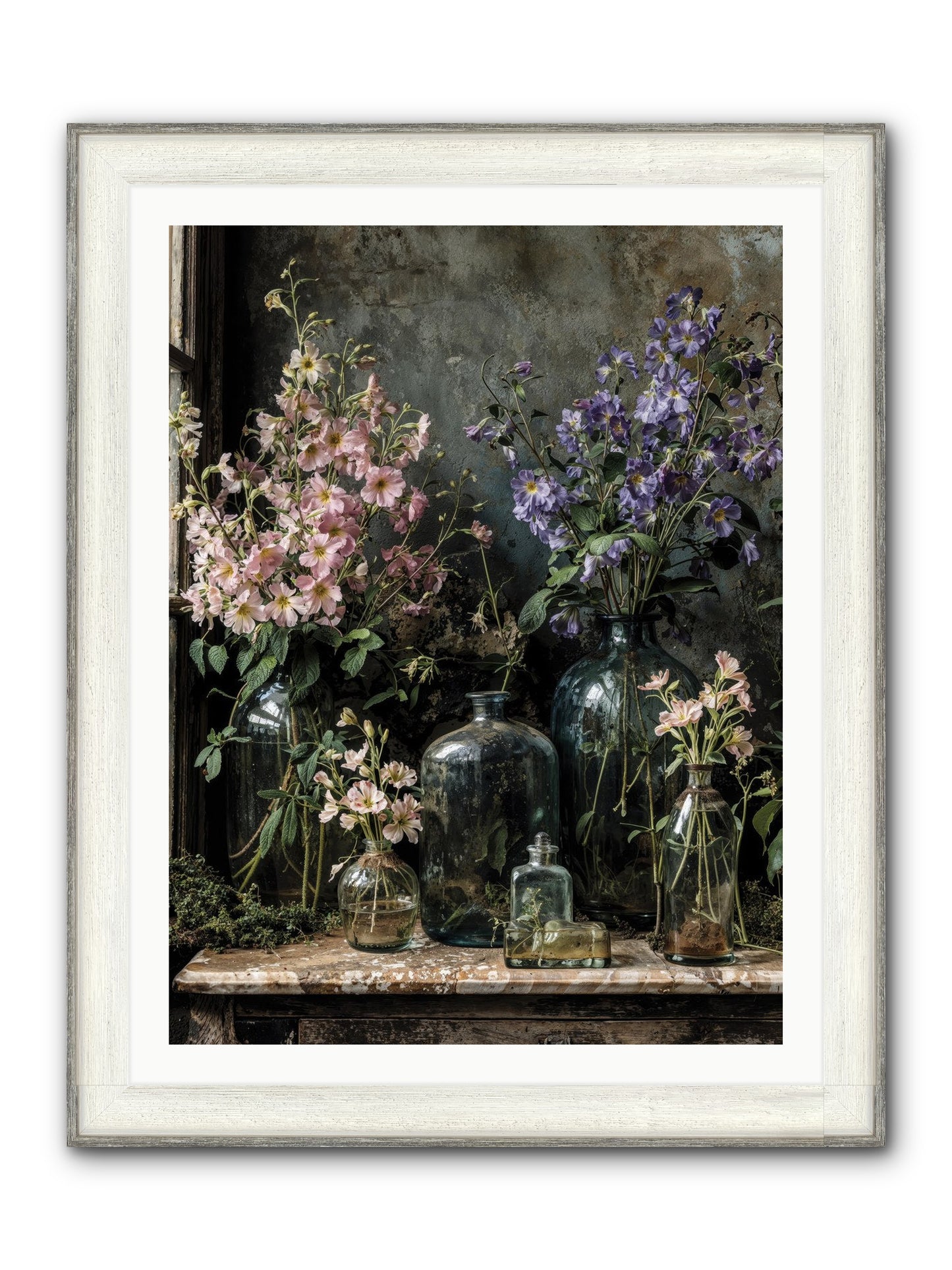 The Gluttony Of Grace Framed Print - Driftwood White 30x40