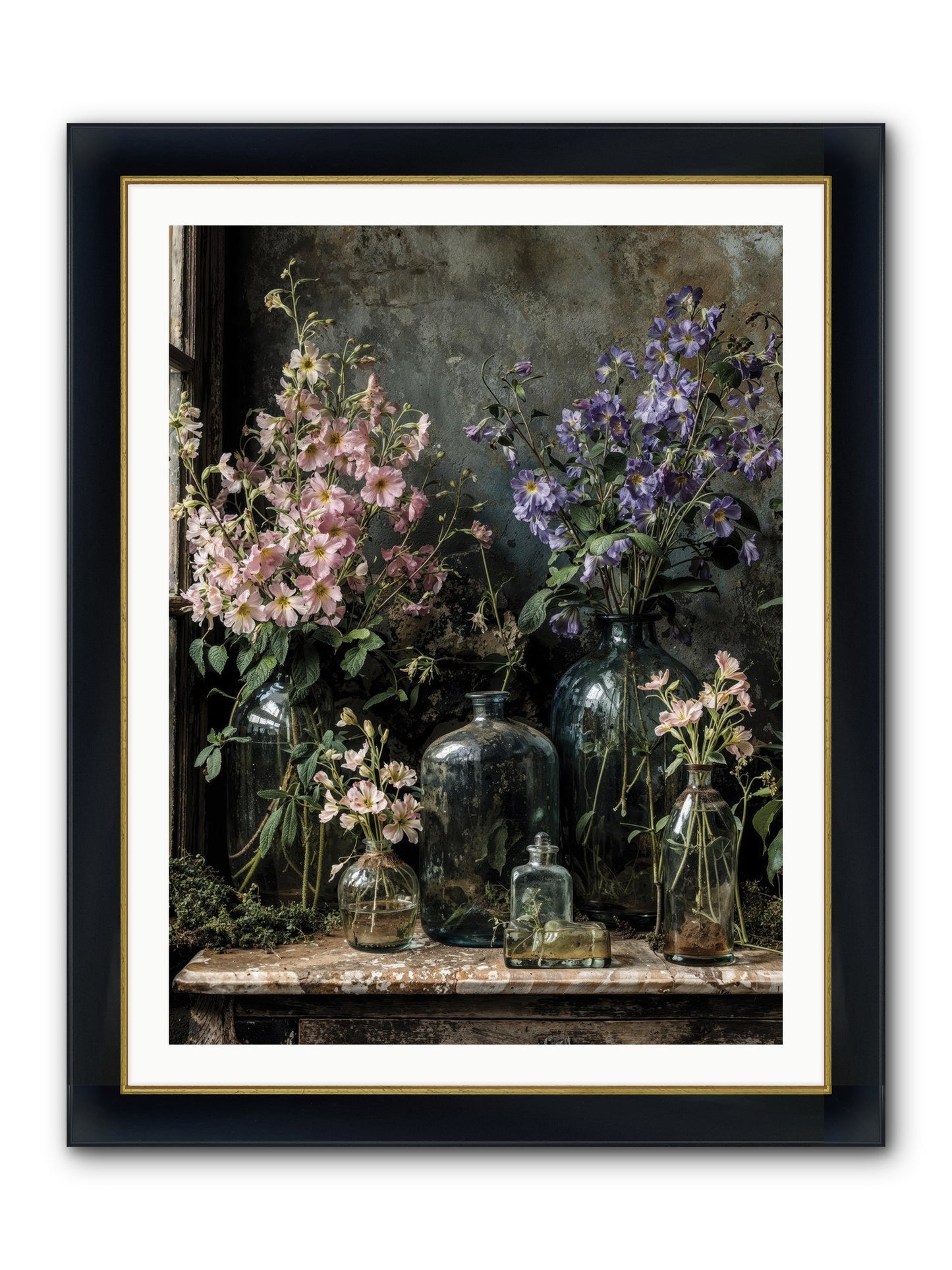 The Gluttony Of Grace Framed Print - Wide Black w/Gold 30x40