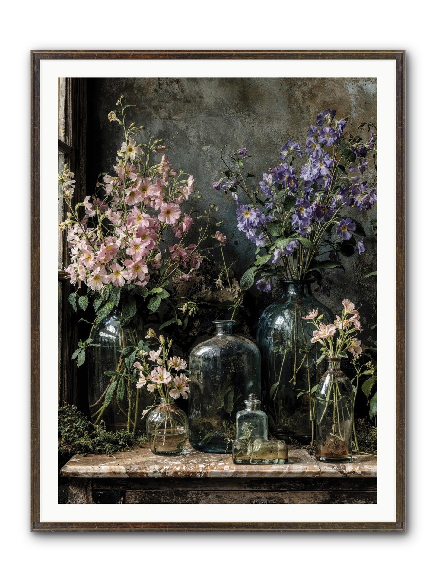 The Gluttony Of Grace Framed Print - Slimwoods Black/Gold 36x48