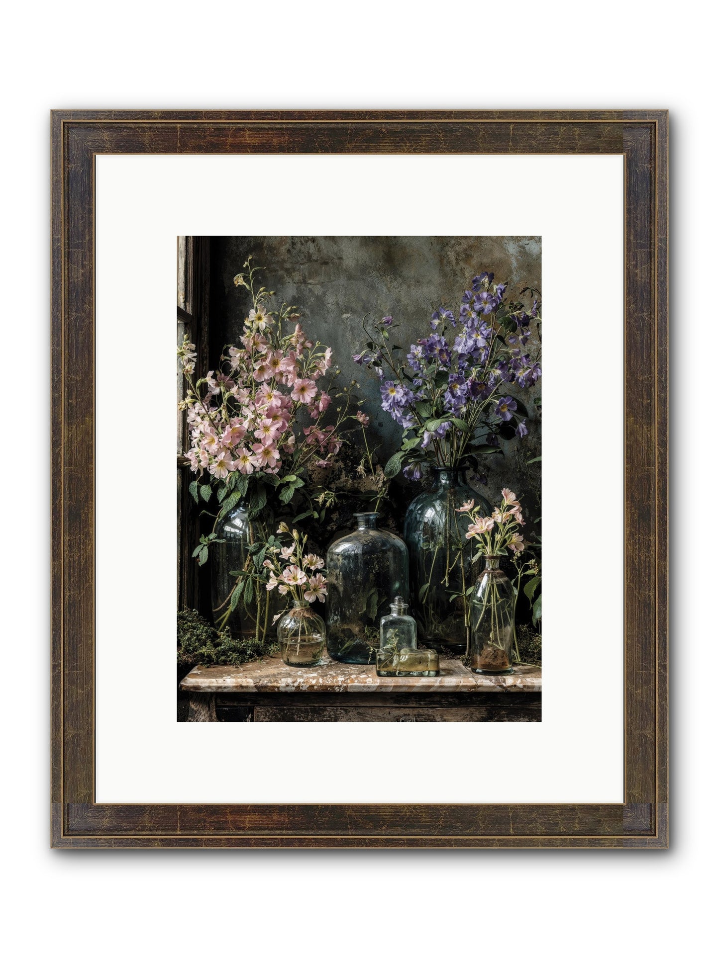 The Gluttony Of Grace Framed Print - Slimwoods Black/Gold 9x12