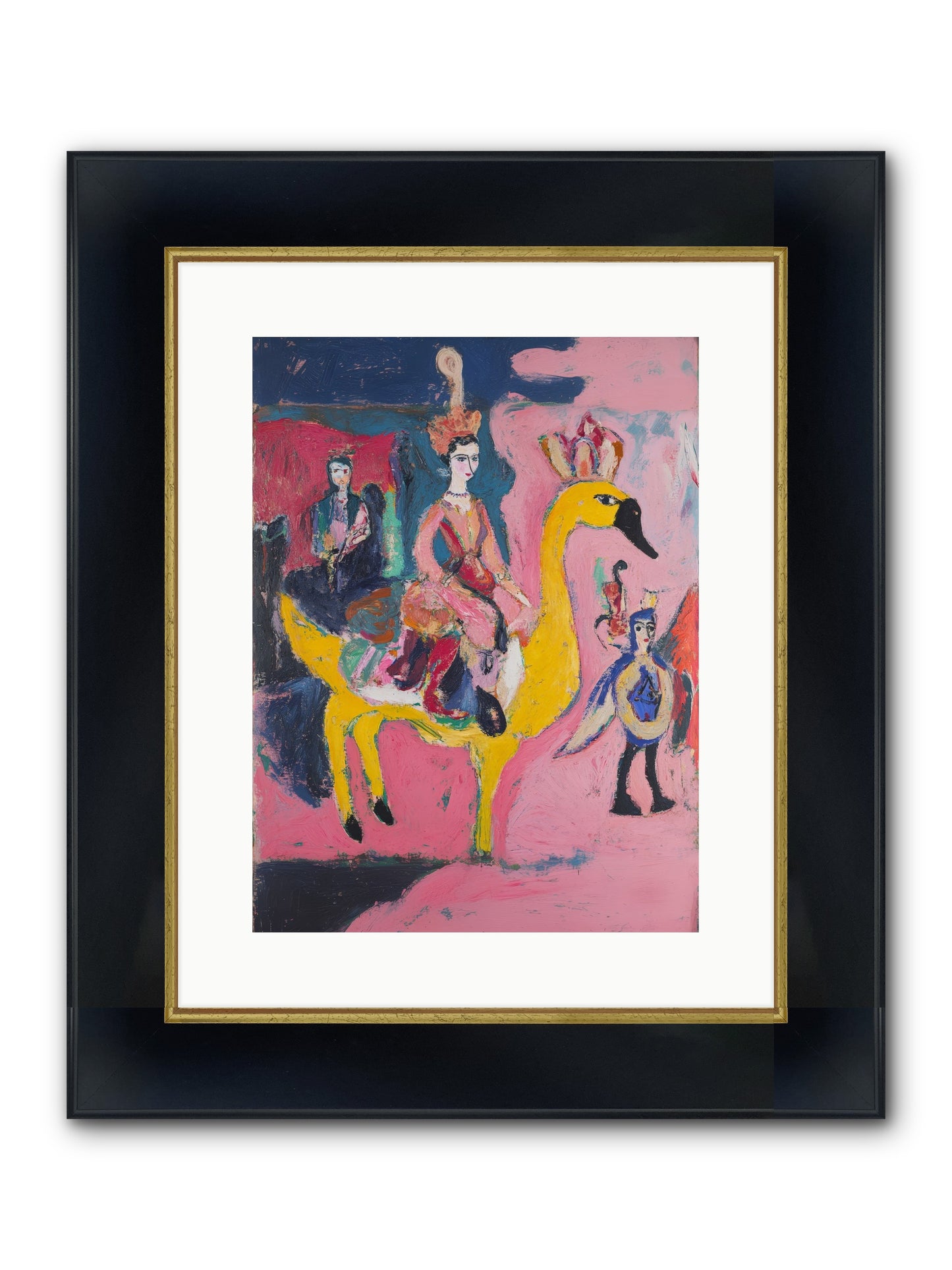 The Golden Chariot Framed Print - Wide Black w/Gold 12x16