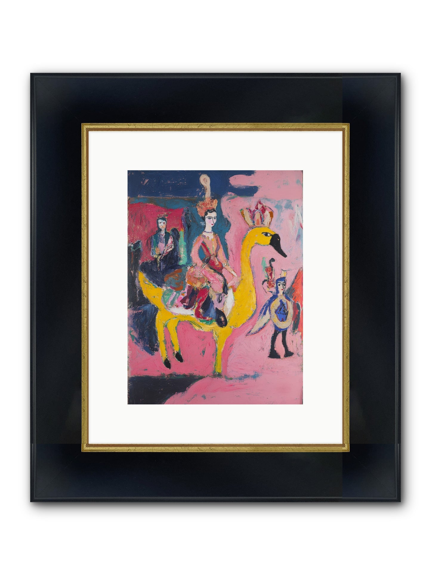 The Golden Chariot Framed Print - Wide Black w/Gold 9x12