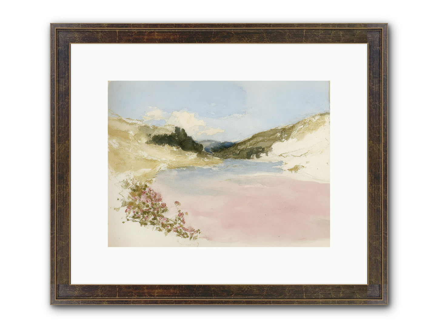 The Golden Hour Framed Print - Slimwoods Black/Gold 12x9
