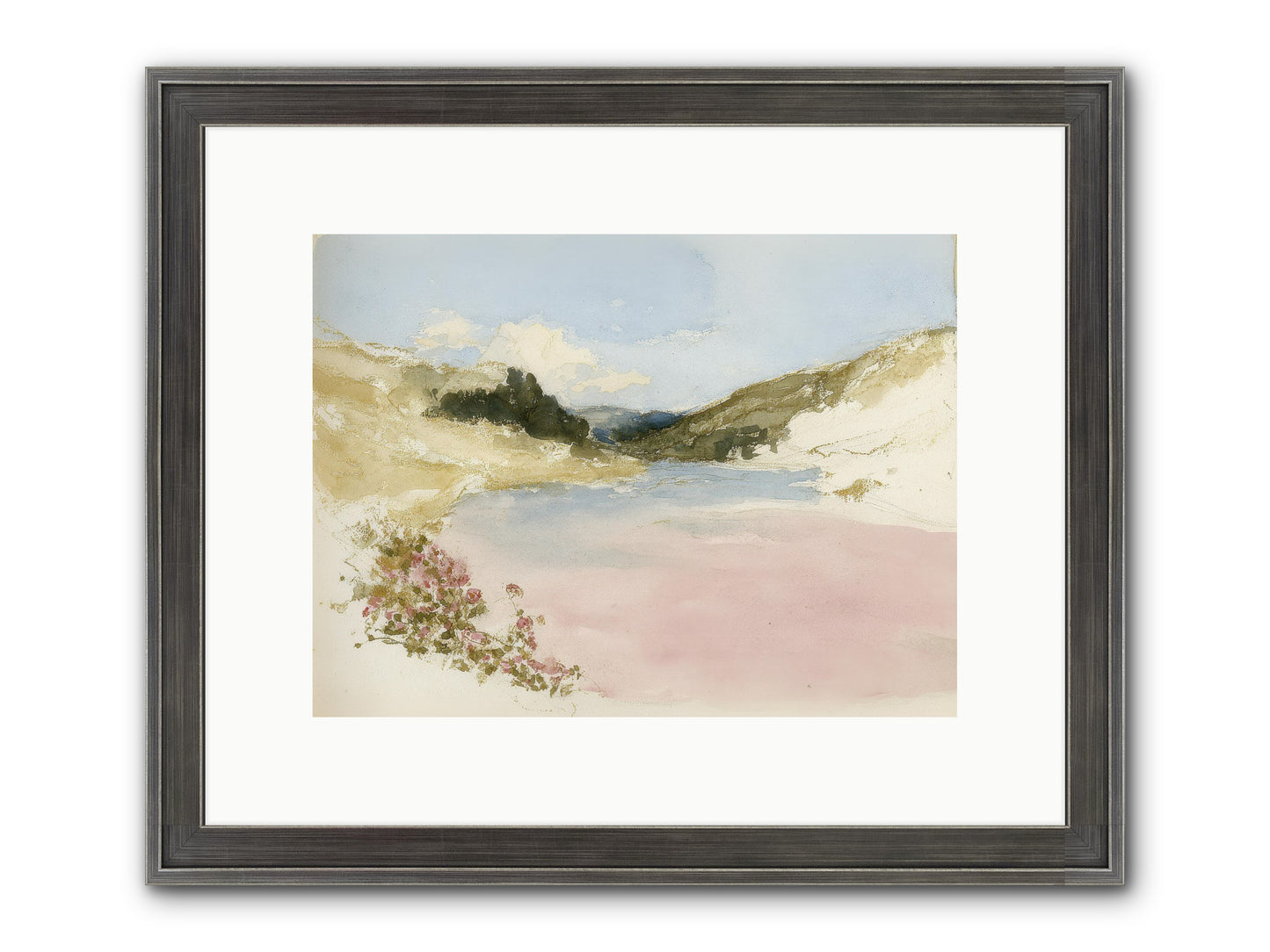 The Golden Hour Framed Print - Slimwoods Black/Silver 12x9